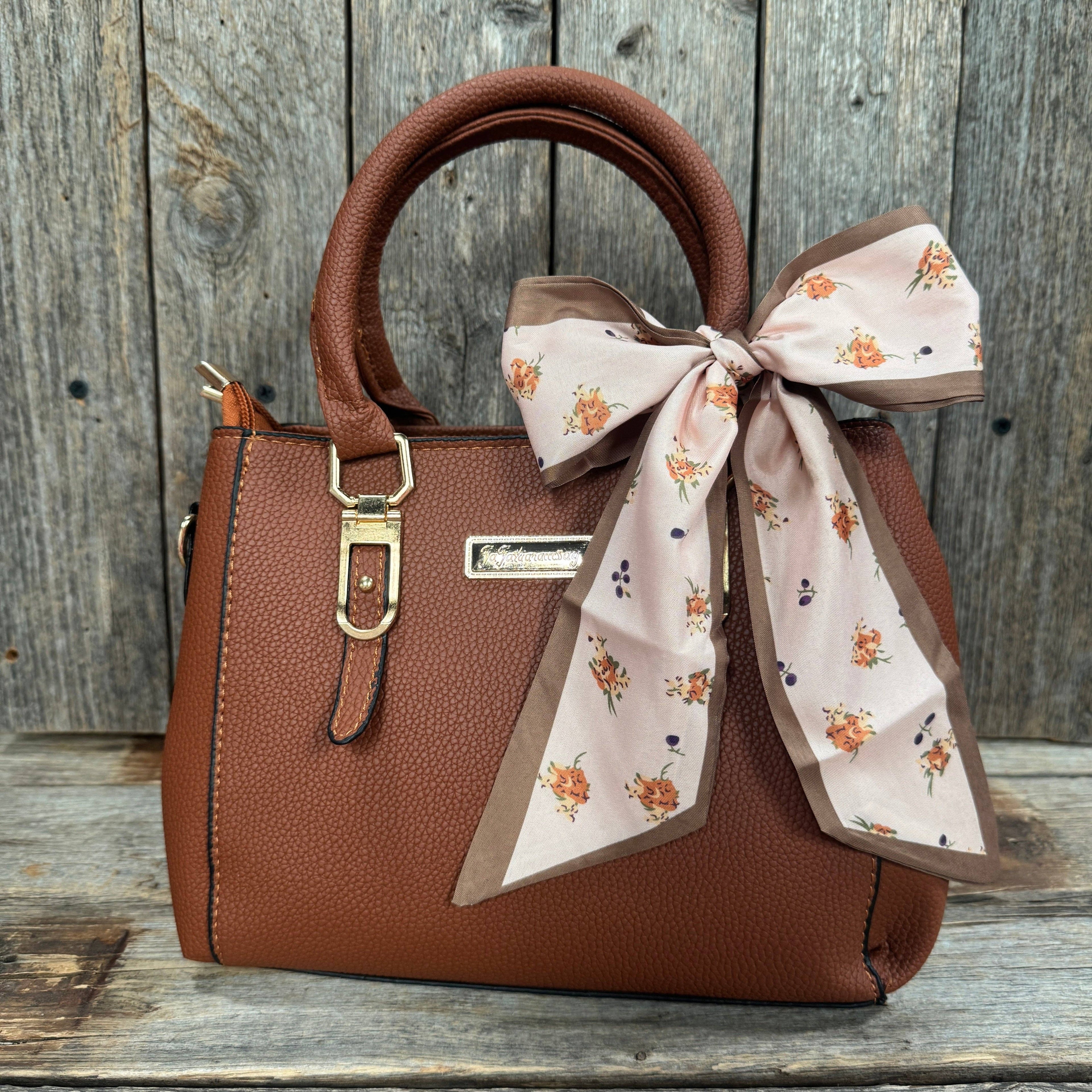 Pink and Tan Western Skinny Mini Wild Rag Scarf / Cowgirl Necktie #TW136