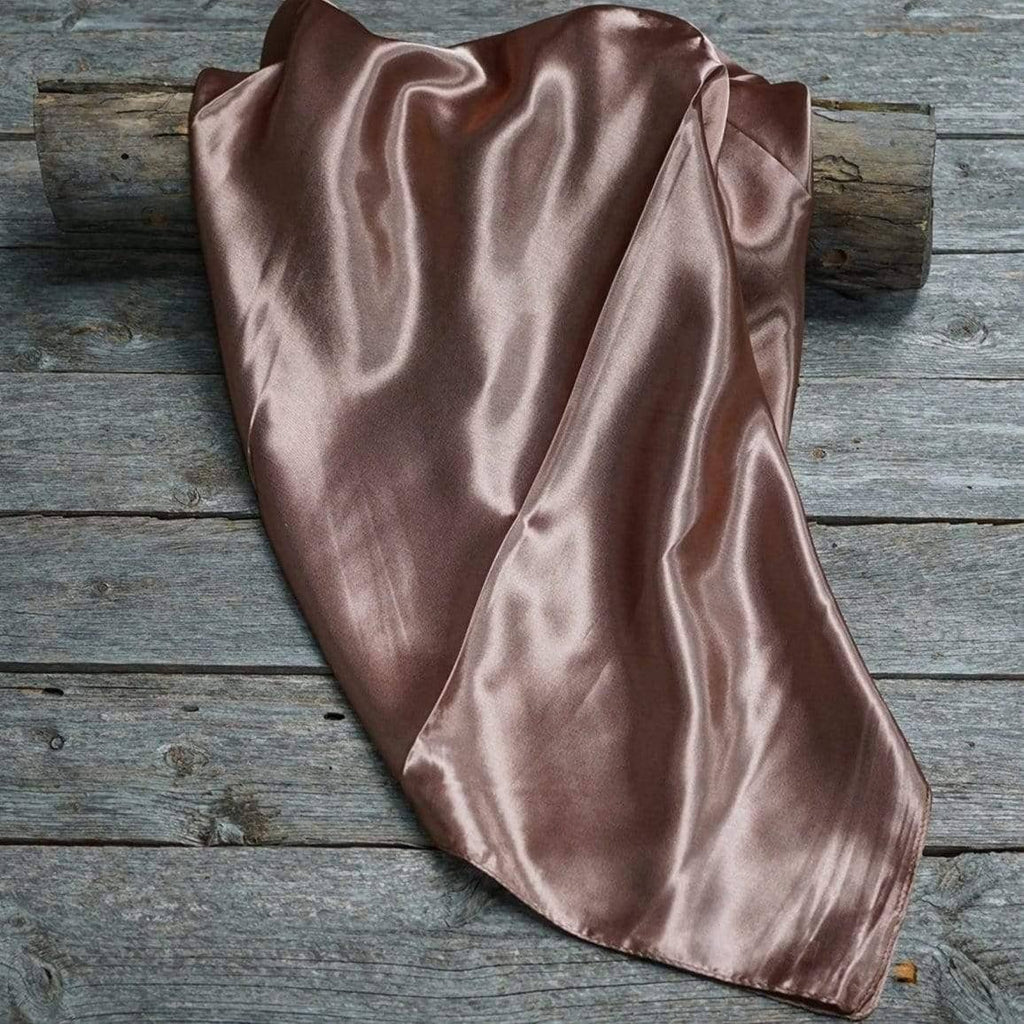 35X35" Solid Tan Wild Rag / Scarf WRS7